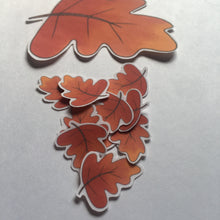 Load image into Gallery viewer, Mini and Micro Fall Collection 2021 Fall Leaf Sticker
